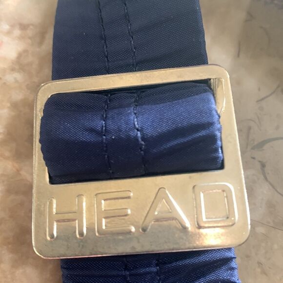 - Head Vintage Skiwear Zip Front Pants with suspenders Navy Size 12 O730 - Picture 15 of 16